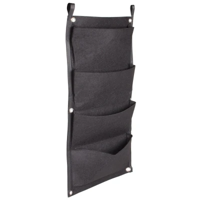 Merco Vertical Grow Bag 4 textilní květináče na zeď černá