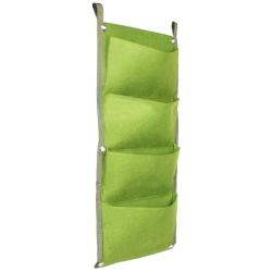 Merco Vertical Grow Bag 4 textilní květináče na zeď zelená