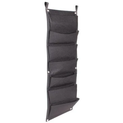 Merco Vertical Grow Bag 7 textilní květináče na zeď černá Merco Vertical Grow Bag 7 textilní květináče na zeď černá
