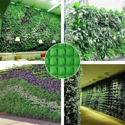 Merco Vertical Grow Bag 7 textilní květináče na zeď černá