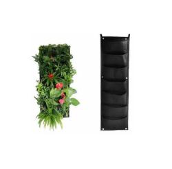 Merco Vertical Grow Bag 7 textilní květináče na zeď černá