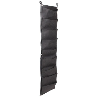 Merco Vertical Grow Bag 9 textilní květináče na zeď černá Merco Vertical Grow Bag 9 textilní květináče na zeď černá