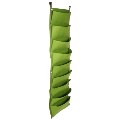 Merco Vertical Grow Bag 9 textilní květináče na zeď zelená