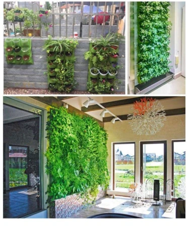 Merco Wall Grow Bag 18 textilní květináče na zeď černá