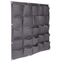 Merco Wall Grow Bag 25 textilní květináče na zeď černá