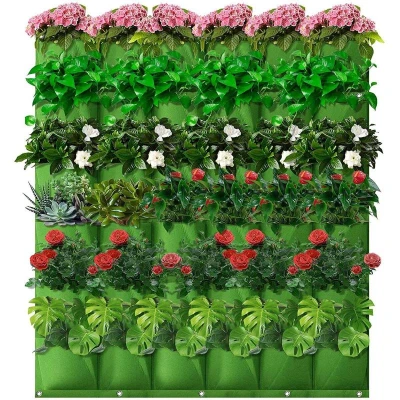 Merco Wall Grow Bag 25 textilní květináče na zeď černá