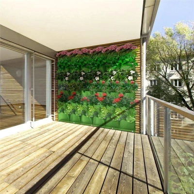 Merco Wall Grow Bag 36 textilní květináče na zeď zelená