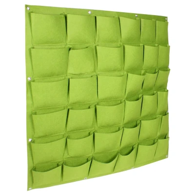 Merco Wall Grow Bag 36 textilní květináče na zeď zelená