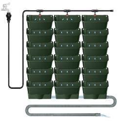 Merco Wallnet Set plastové květináče na zeď se samozavlažováním
