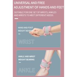 Merco WFS 1000 sada závaží na zápěstí a kotníky růžová