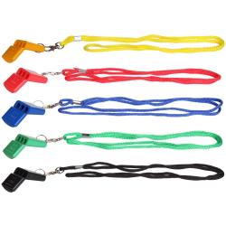 Merco Whistle Colored 012 plastová píšťalka se šnůrkou
