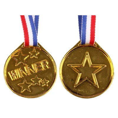 Merco Winner Gold dětská medaile se stuhou