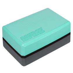 Merco Yoga Block Duo kostka na jógu zelená-antracitová
