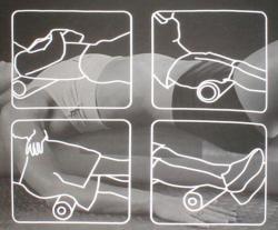 Merco Yoga EPE Roller jóga válec černá