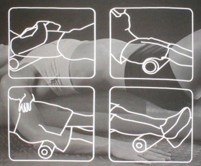 Merco Yoga EPE Roller jóga válec modrá