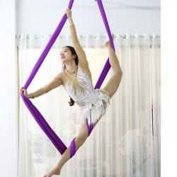 Merco Yoga Hammock 2.8 síť na jógu sky blue