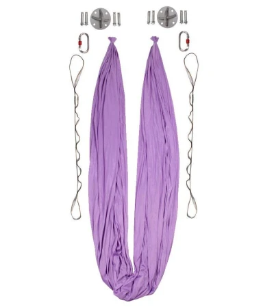 Merco Yoga Hammock síť pro jógu fialová