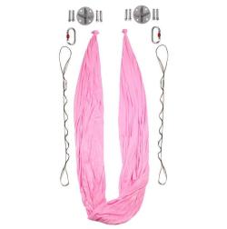 Merco Yoga Hammock síť pro jógu růžová Merco Yoga Hammock síť pro jógu růžová