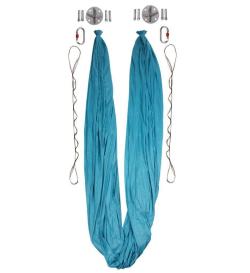 Merco Yoga Hammock sieť pre jogu svetlomodrá