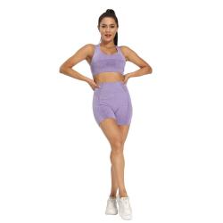 Merco Yoga Rate podprsenka na cvičení fialová