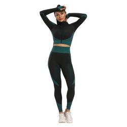 Merco Yoga Sense fitness set dámský zelená tm. Merco Yoga Sense fitness set dámský zelená tm.
