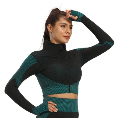 Merco Yoga Sense fitness set dámský zelená tm. POUZE L (VÝPRODEJ)
