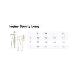 Merco Yoga Sporty Long dámské legíny modrá