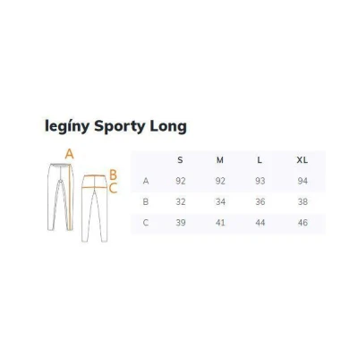 Merco Yoga Sporty Long dámské legíny modrá