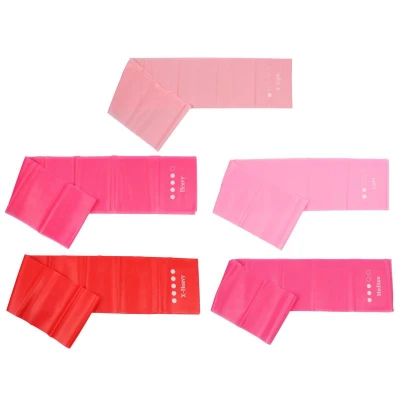 Merco Yoga Stretch Mix 1500 sada posilovacích gum 5 ks růžová Merco Yoga Stretch Mix 1500 sada posilovacích gum 5 ks růžová