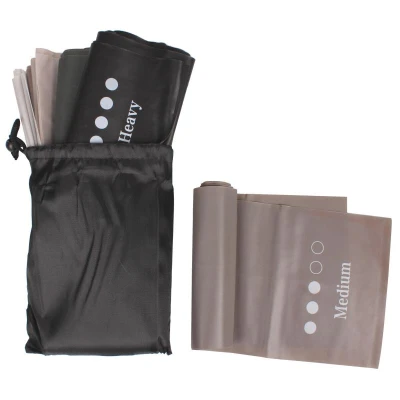 Merco Yoga Stretch Mix 1500 sada posilovacích gum 5 ks šedá