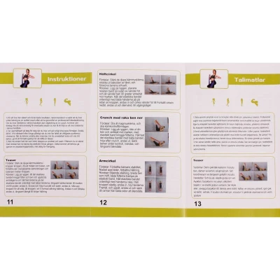 Merco Yoga Stretch Mix 1500 sada posilovacích gum 5 ks šedá
