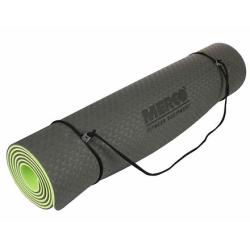 Merco Yoga TPE 6 Double Mat podložka na cvičenie čierna-zelená