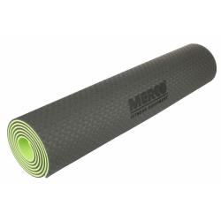 Merco Yoga TPE 6 Double Mat podložka na cvičení černá-zelená