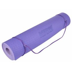 Merco Yoga TPE 6 Double Mat podložka na cvičení fialová-fialová Merco Yoga TPE 6 Double Mat podložka na cvičení fialová-fialová