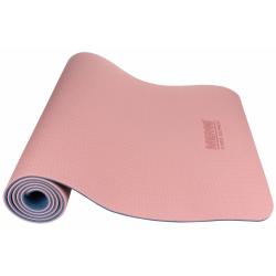 Merco Yoga TPE 6 Double Mat podložka na cvičenie ružovo-modrá