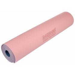 Merco Yoga TPE 6 Double Mat podložka na cvičenie ružovo-modrá