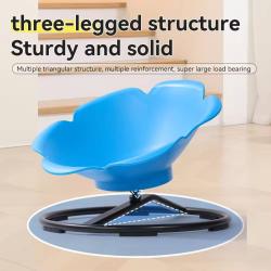 Merco Židle dětská balanční otočná květina 65x65x47cm modrá