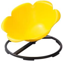 Merco Židle dětská balanční otočná květina 65x65x47cm žlutá