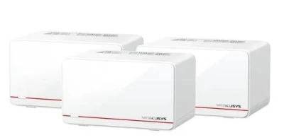 Mercusys TP-Link Halo H37BE(3-pack) Wi-Fi 7 mesh systém pro pokrytí celé domácnosti BE6500