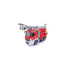 DOUBLE E RC hasičský truck Merecedes-Benz Antos s funkční stříkačkou a žebříkem 1:20