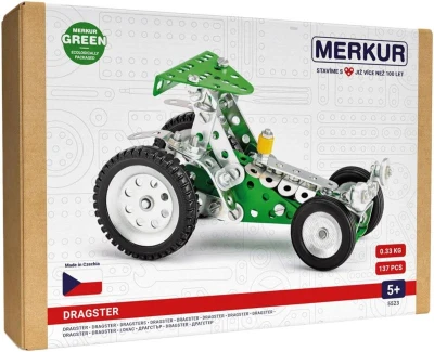 Merkur 052 Buggy Dragster 137 dílků KOVOVÁ (stavebnice)