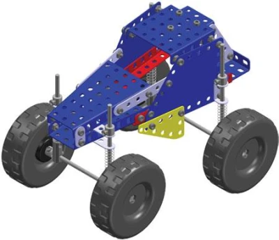 Merkur 1.1 Extreme Buggy auta 256 dílků KOVOVÁ (stavebnice)