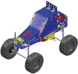Merkur 1.1 Extreme Buggy auta 256 dílků KOVOVÁ (stavebnice)