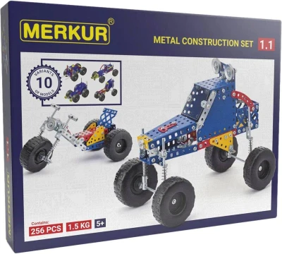 Merkur 1.1 Extreme Buggy auta 256 dílků KOVOVÁ (stavebnice)