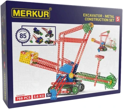 Merkur 5 Big set 768 dílků KOVOVÁ (stavebnice)