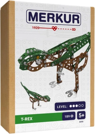Merkur F009 Dinosauři: T-Rex 189 dílků KOVOVÁ (stavebnice)