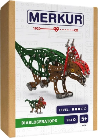 Merkur F010 Dinosauři: Diabloceratops 284 dílků KOVOVÁ (stavebnice)
