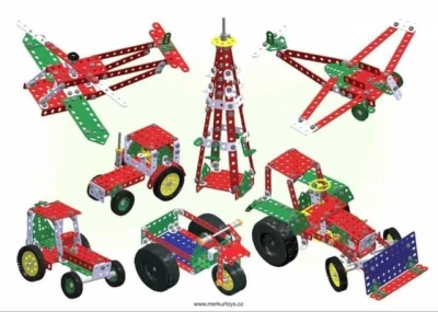 Merkur Farmer set 341 dielikov KOVOVÁ (stavebnica)
