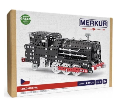 Merkur Lokomotiva 596 dílků KOVOVÁ (stavebnice)