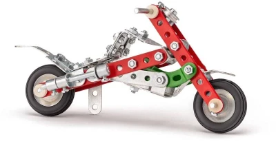 Merkur M 011 Motocykl 222 dílků KOVOVÁ (stavebnice)